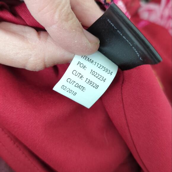 Torrid Womens High Low Floral Skirt Red Pink Size 3 3X Plus Ruffle Midi Summer - Picture 8 of 8